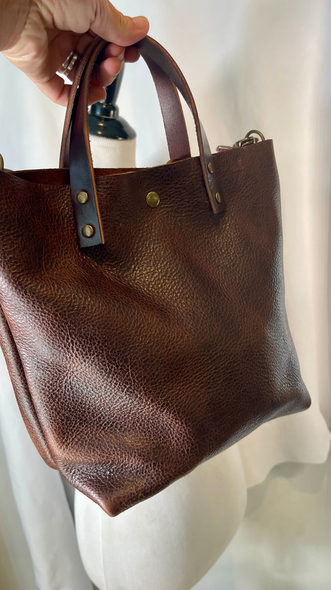 Leather Mini Tote 2.0 – Songbird Sewing Company