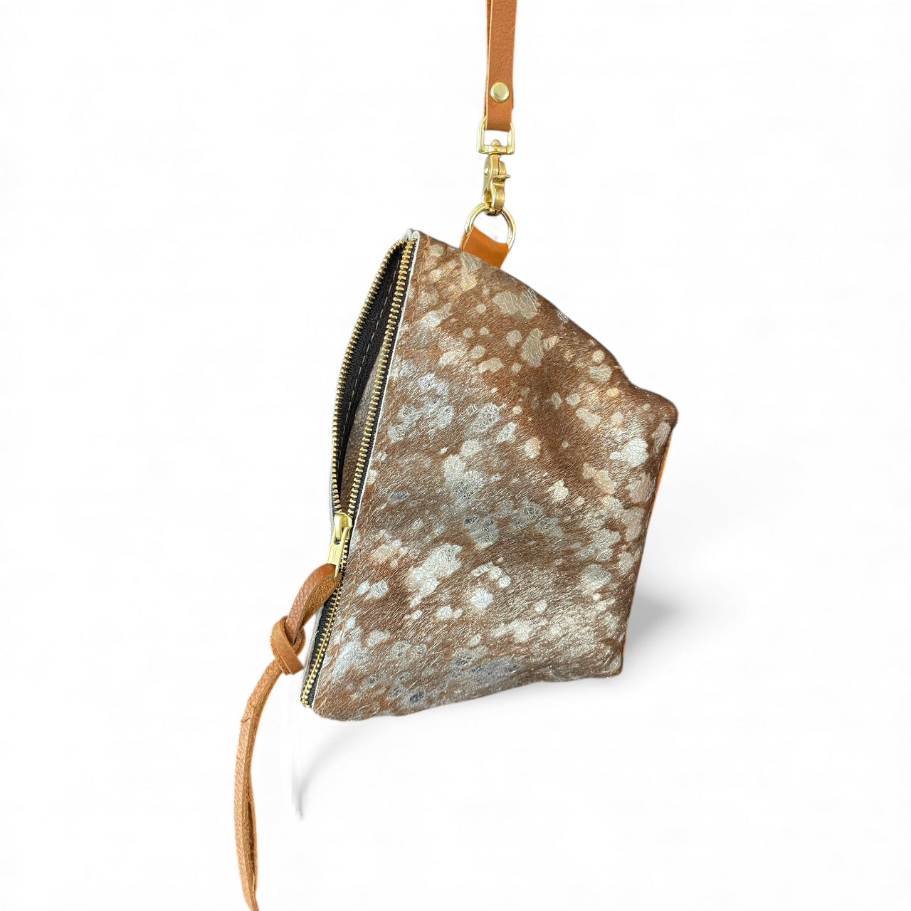 Speckled Cowhide Pouch No.1