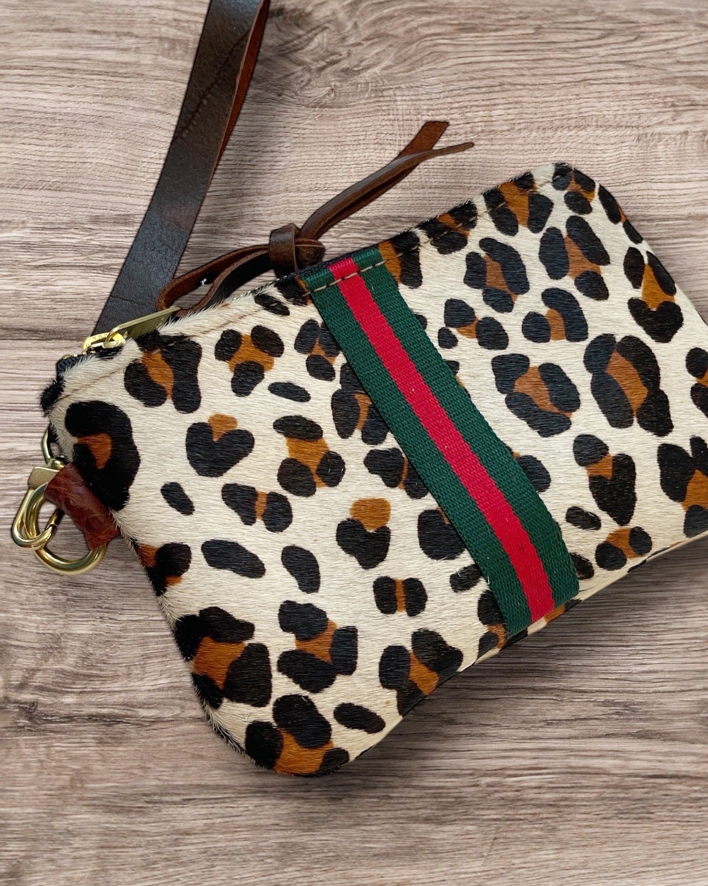 Spotted Cheetah Wristlet