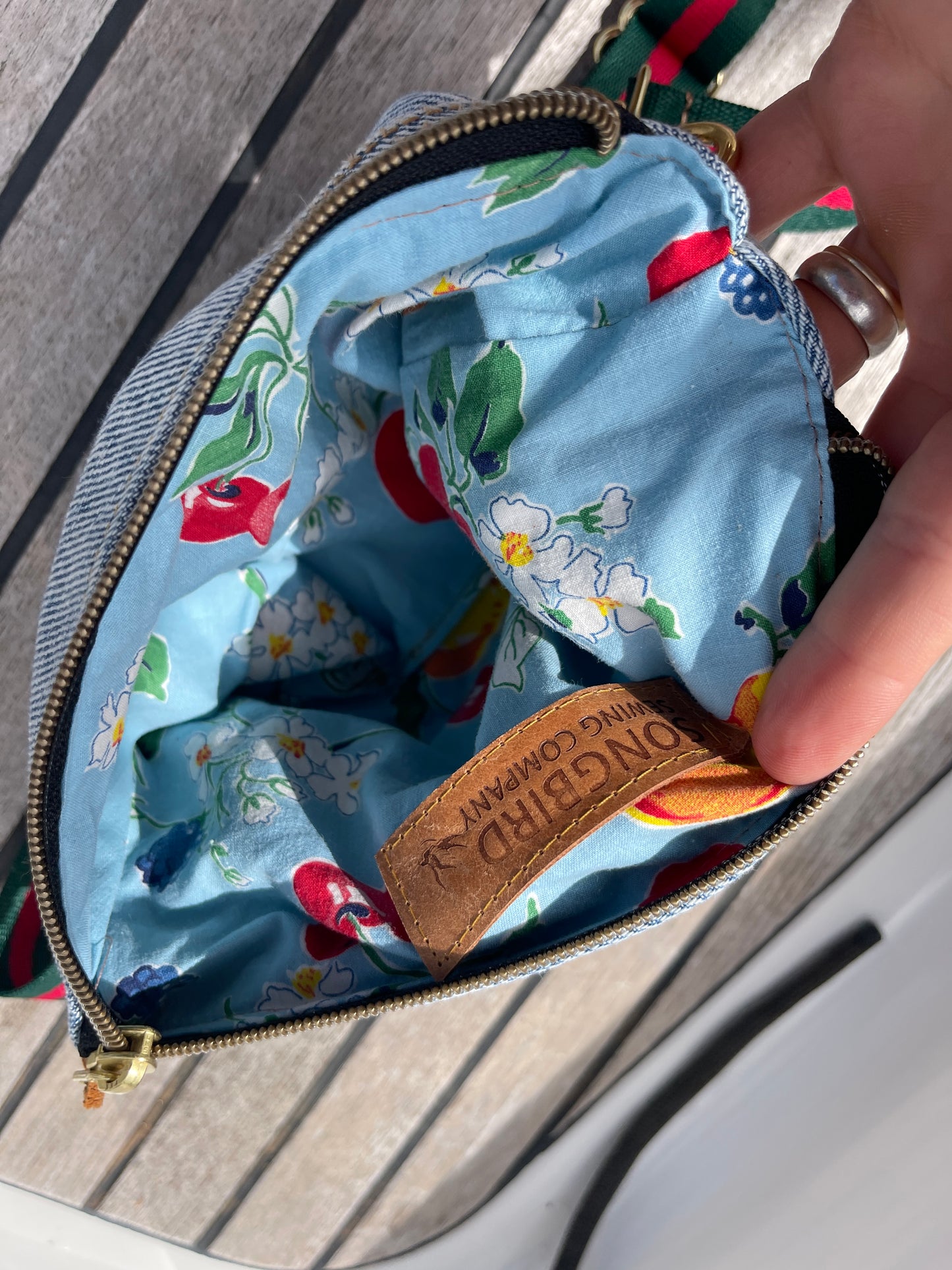 Small Denim Crossbody