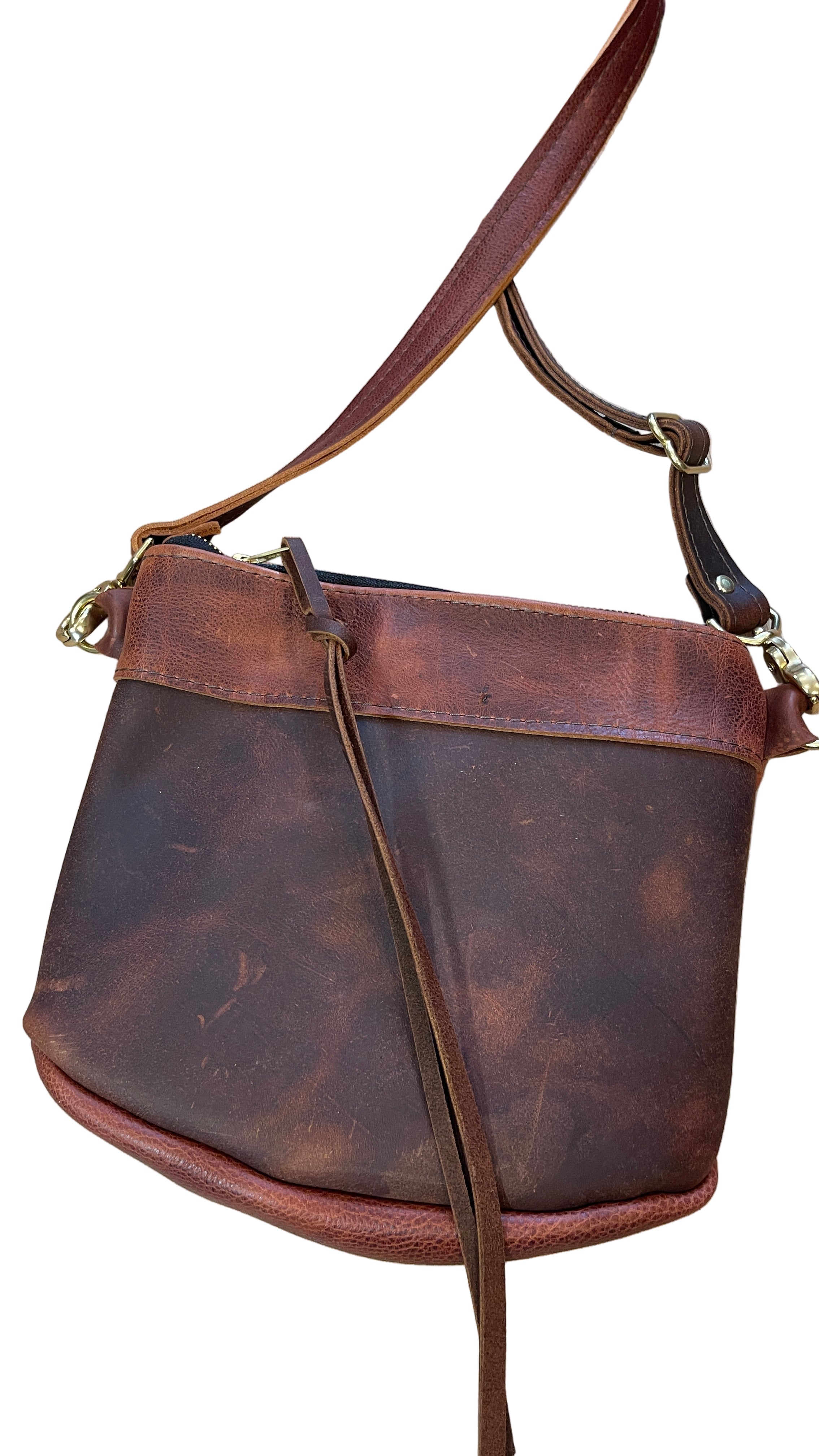 Brown Leather Crossbody