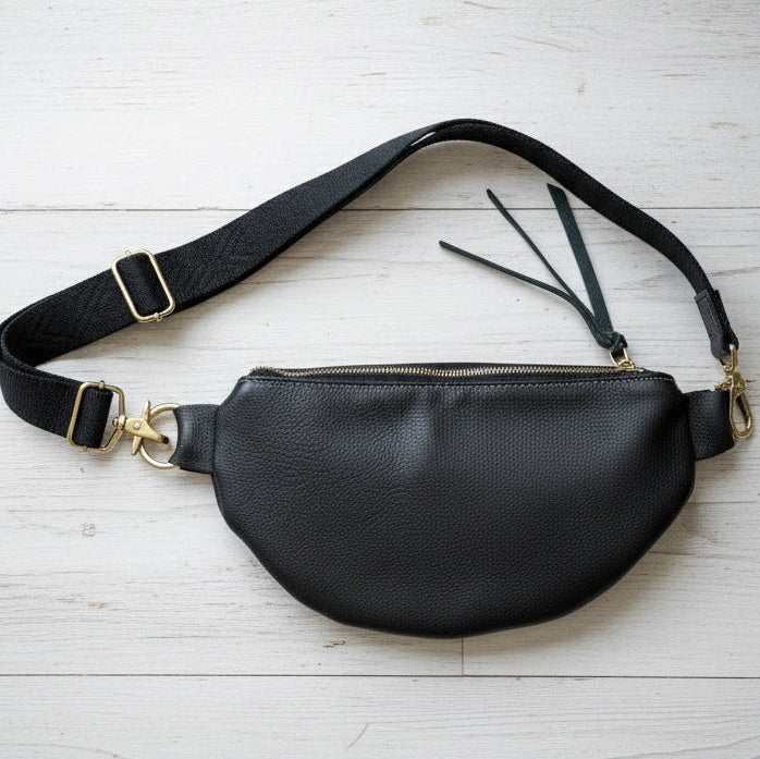 Brown/Green Leather Sling