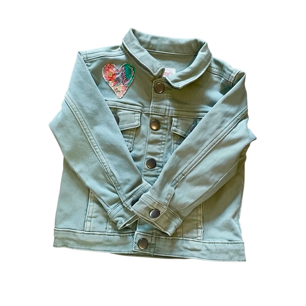 Baby Green Denim Jacket