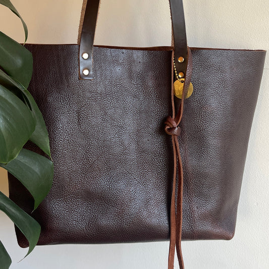Basic Leather Tote Bag