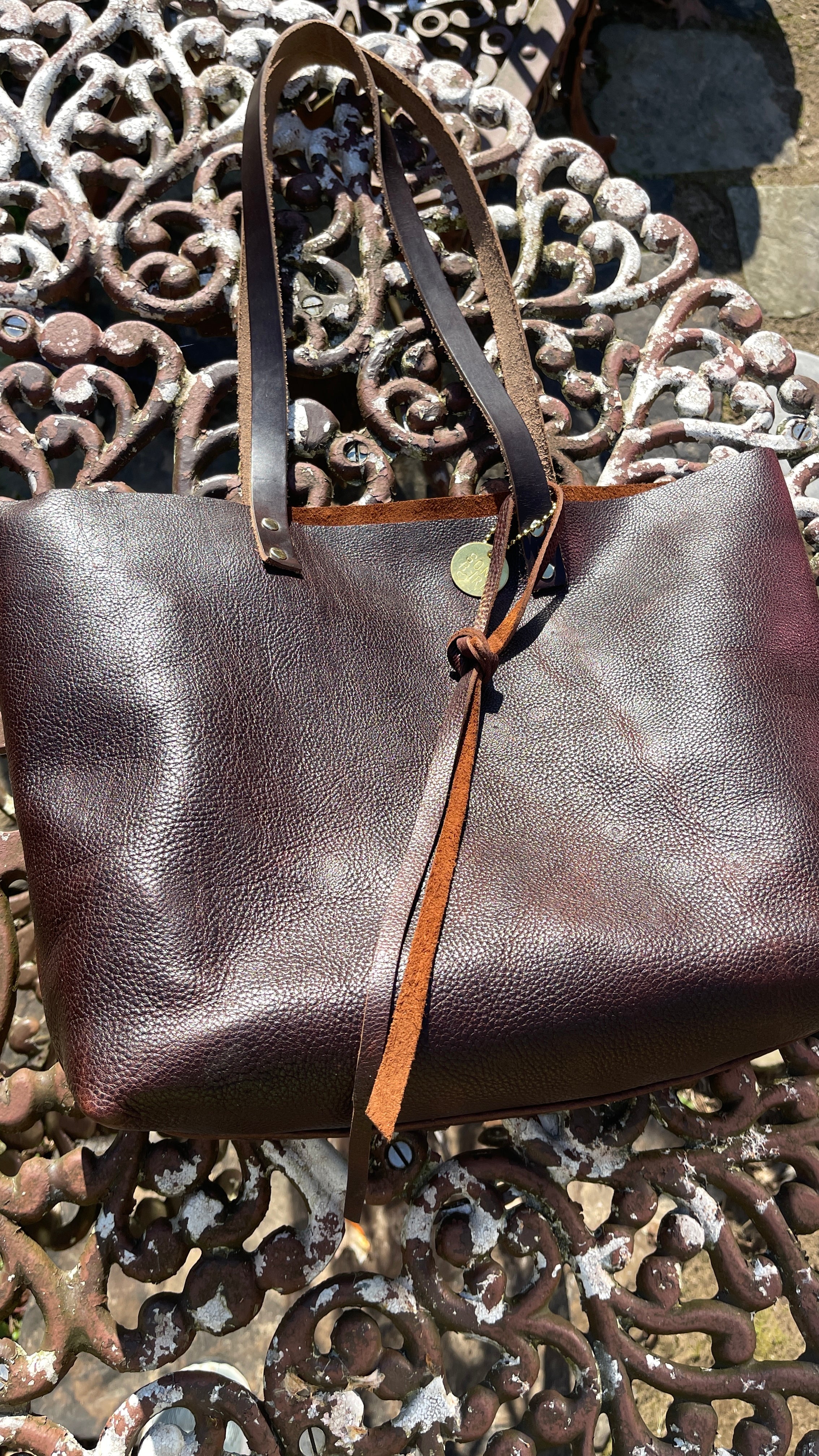 Basic Leather Tote Bag