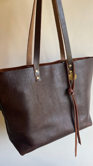 Basic Leather Tote Bag