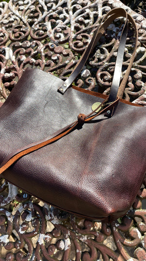 Basic Leather Tote Bag