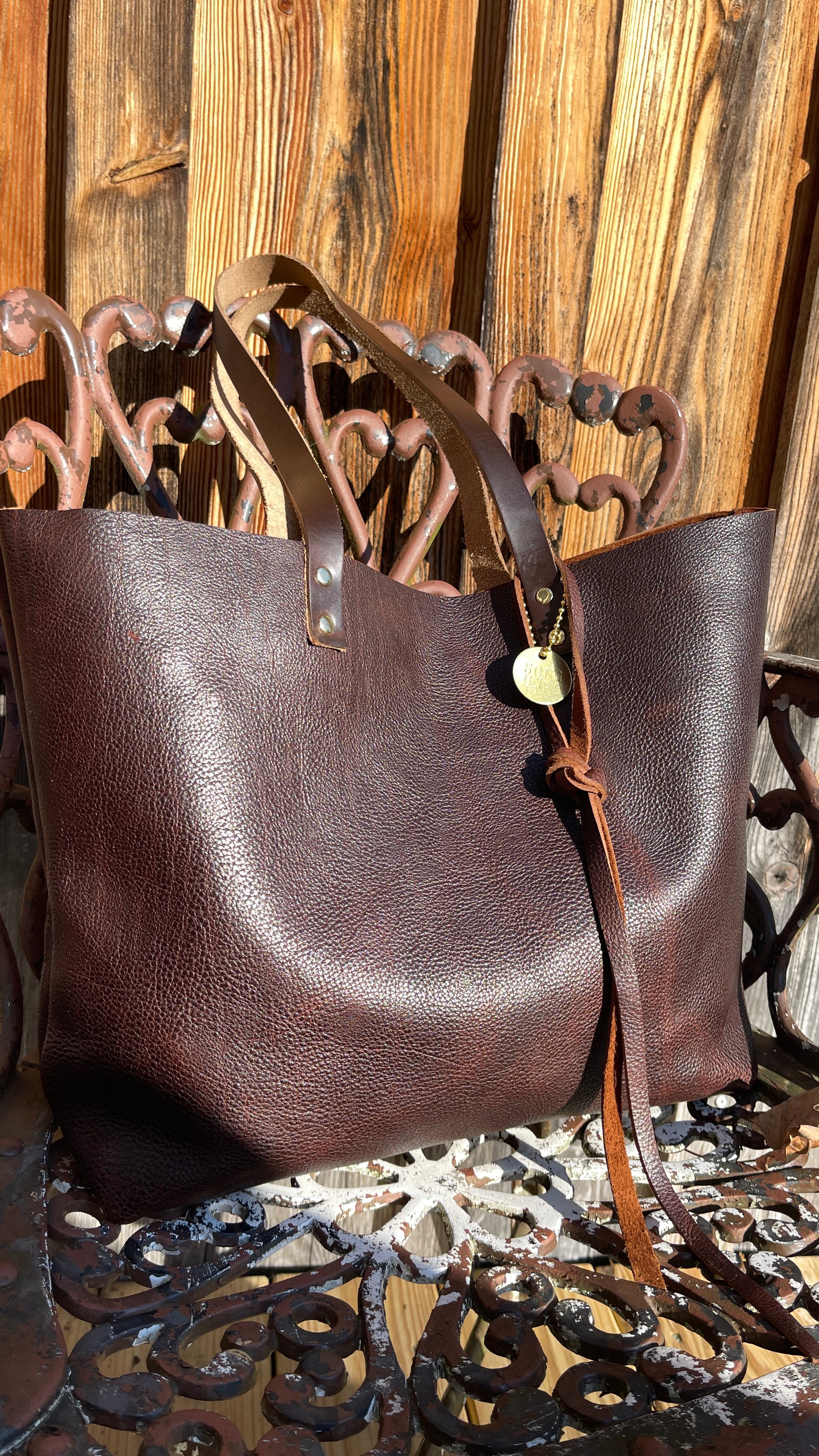 Basic Leather Tote Bag