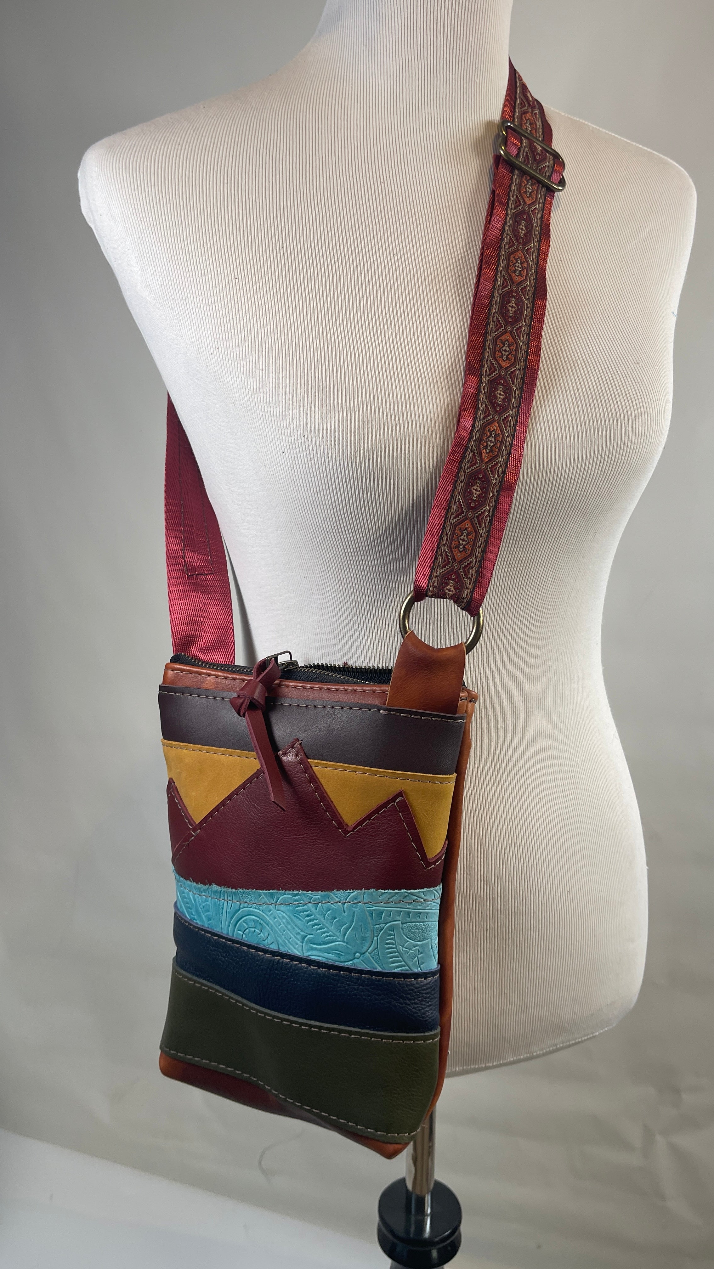 Maroon Ribbon Strap