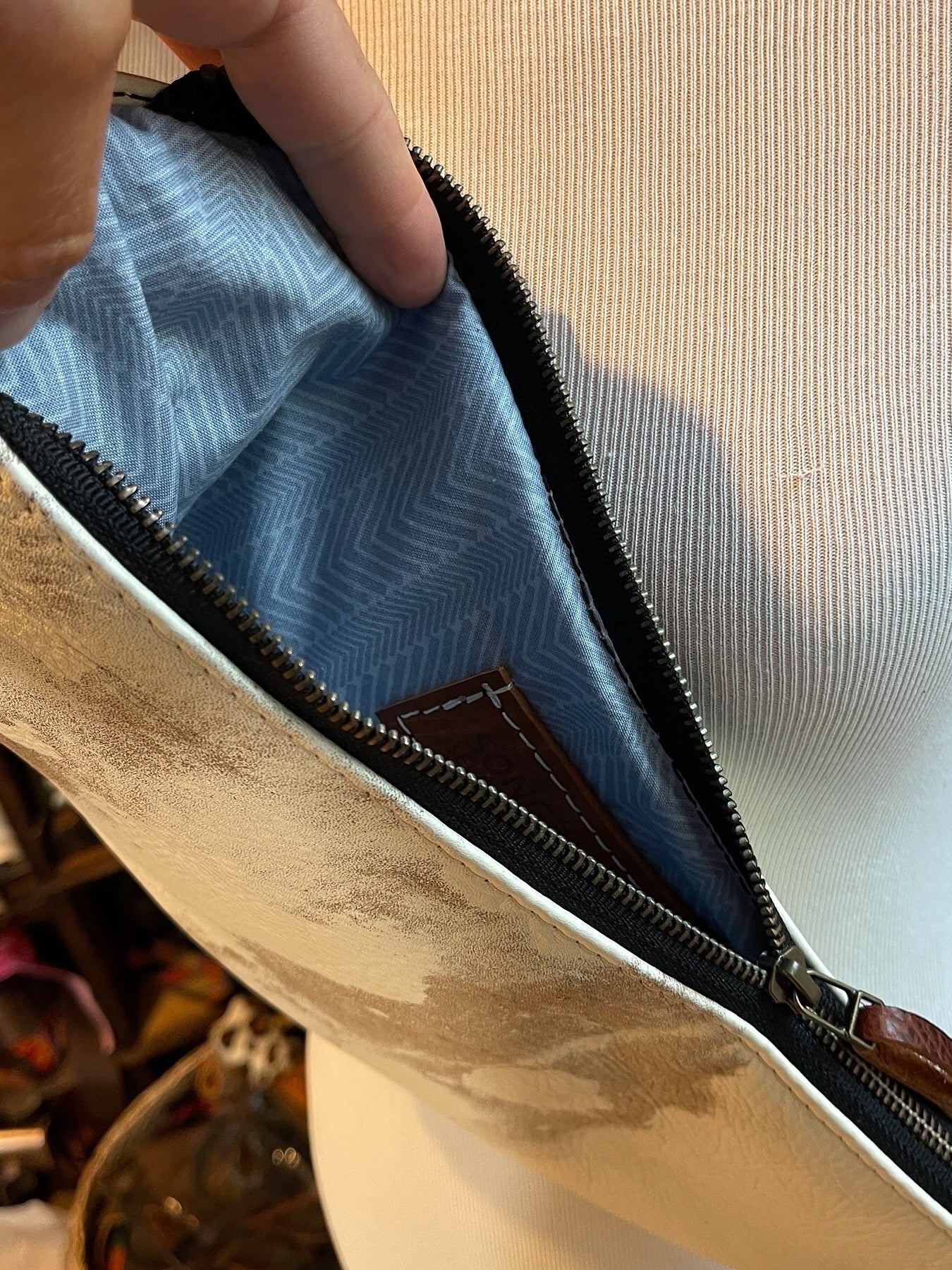 Distressed Cowhide Sling
