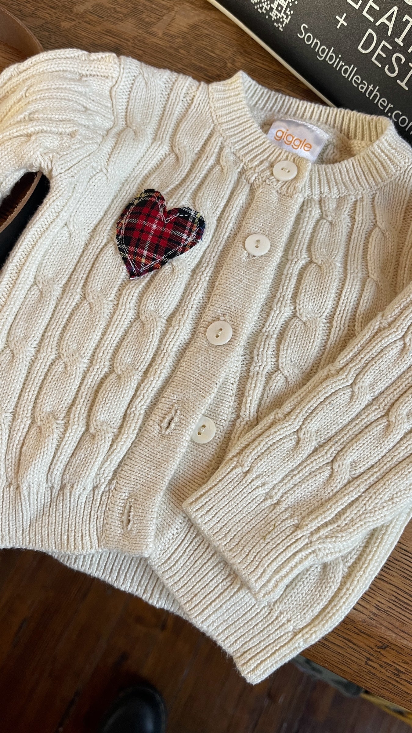 Cable Knit Baby Sweater