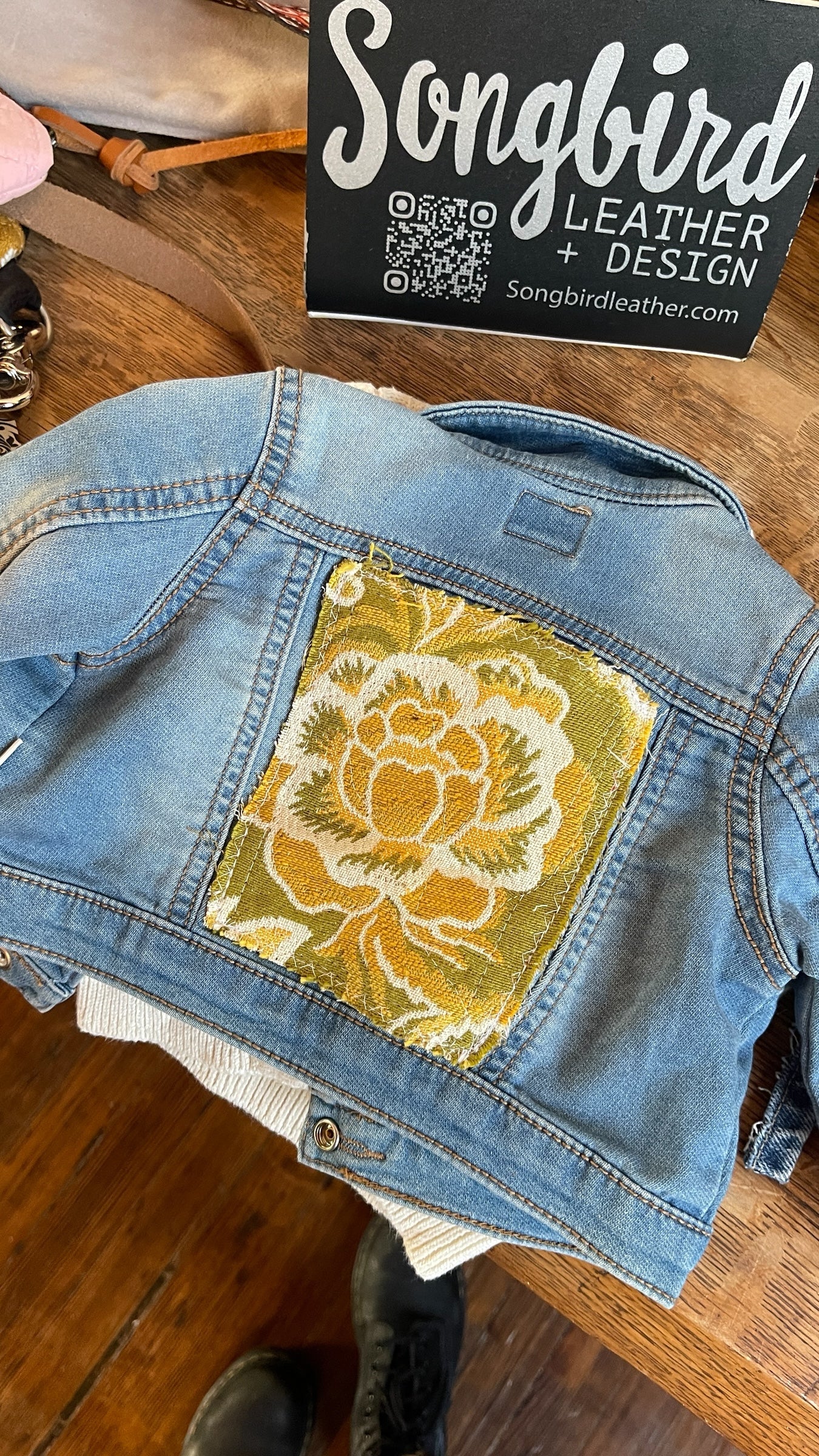 Baby Jean Jacket Vintage Green