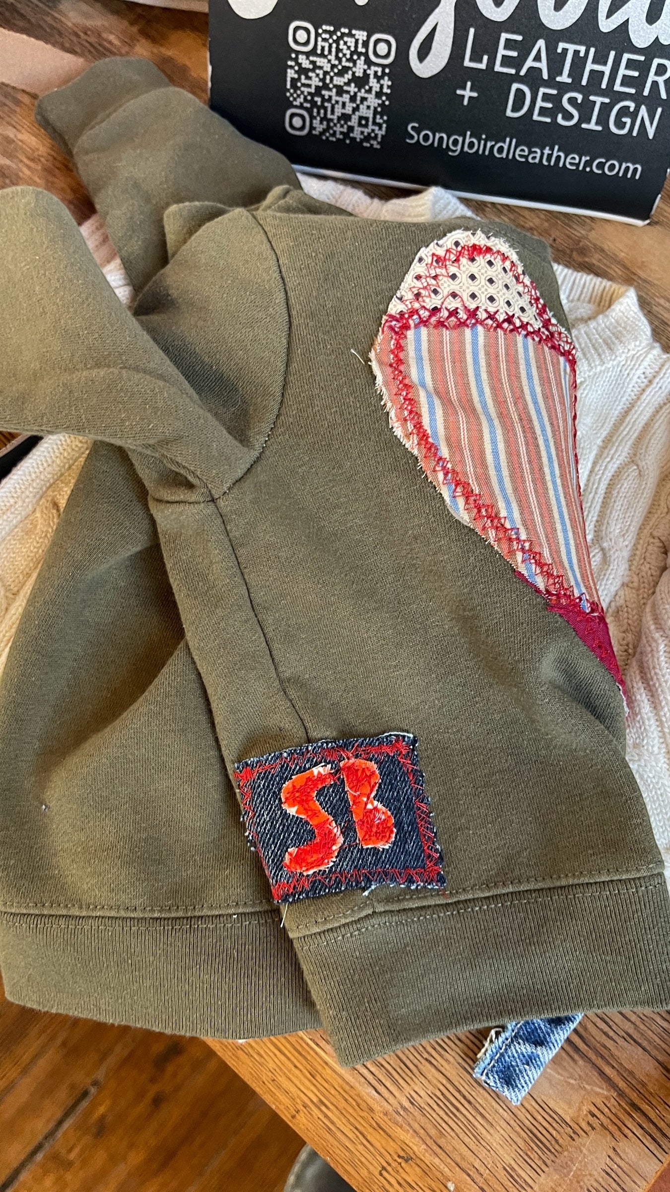 Army Green Baby Sweatshirt