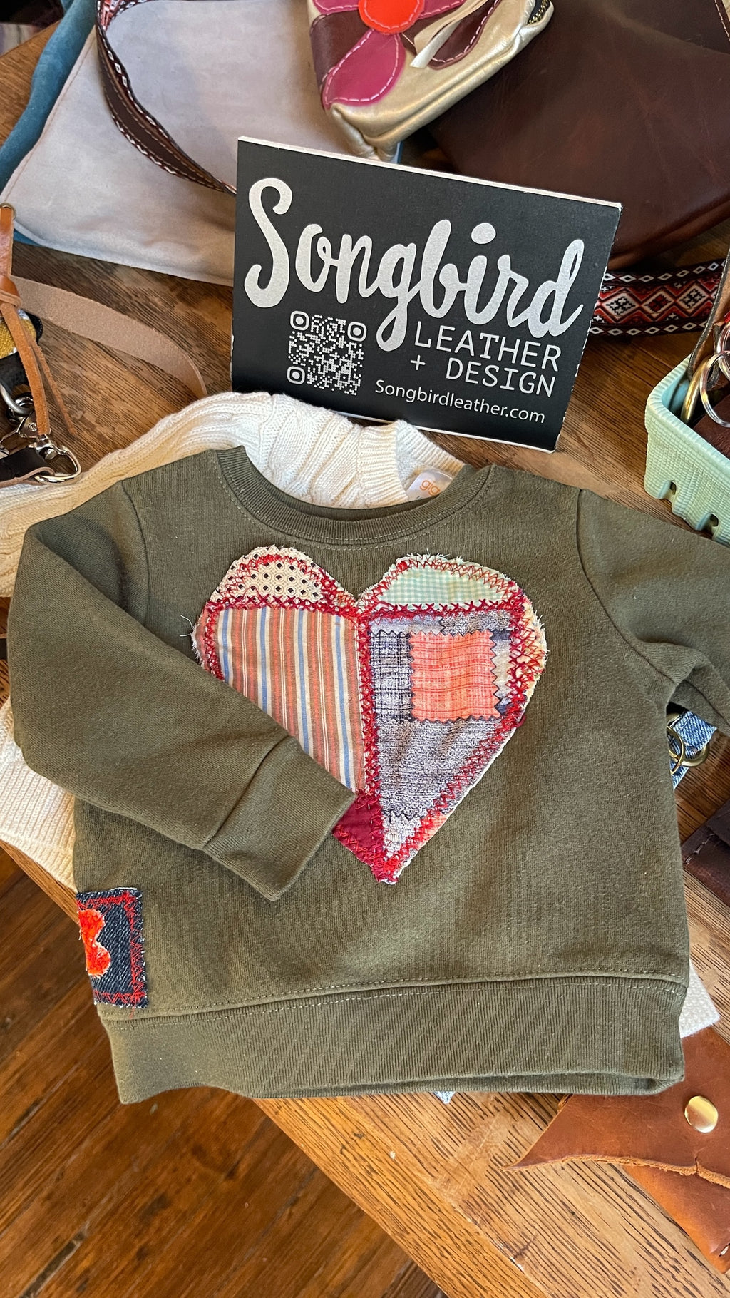Army Green Baby Sweatshirt
