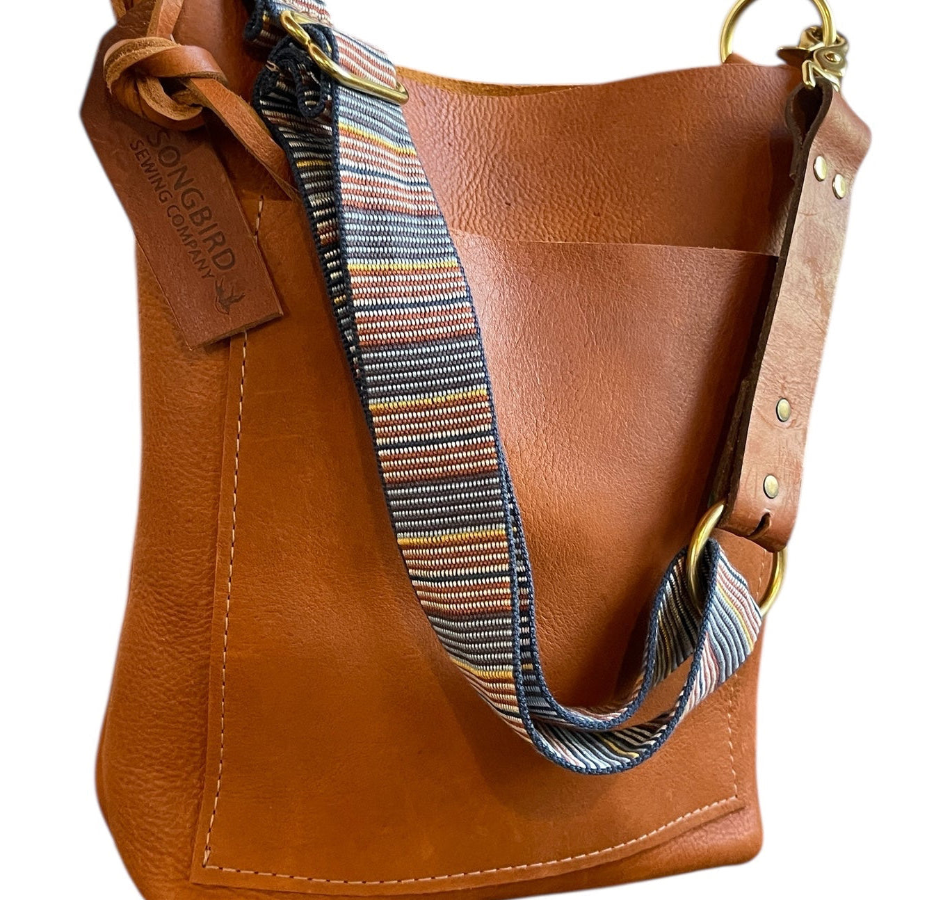 Camel Leather Bucket