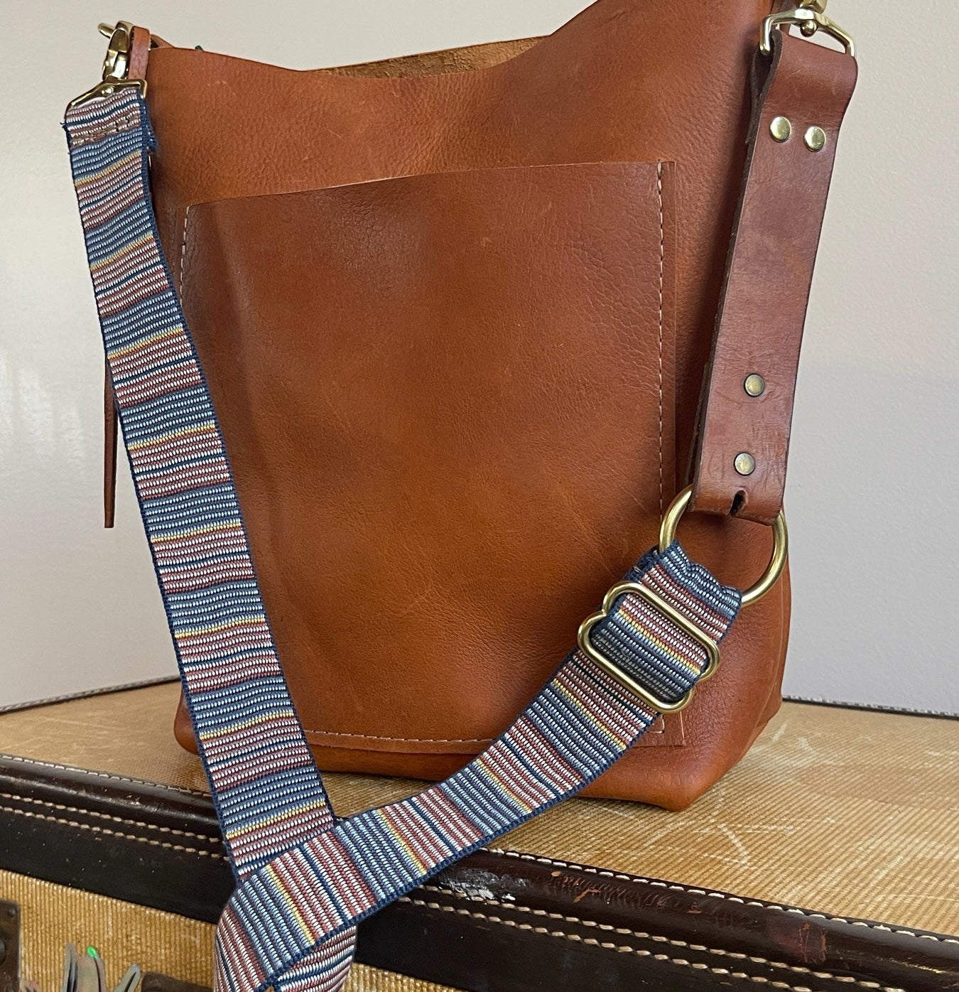 Camel Leather Bucket