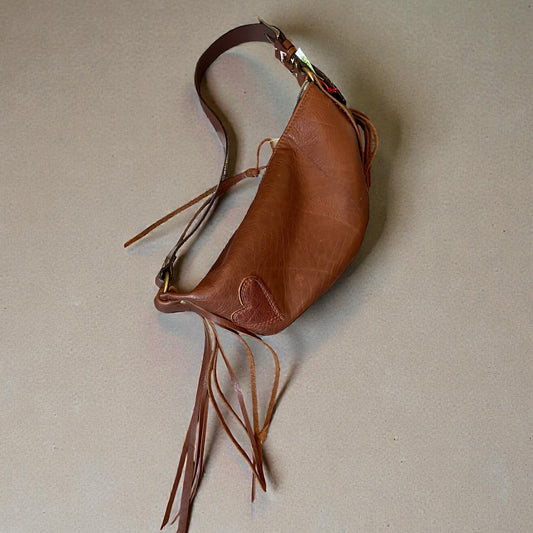 Slouchy Fringe Sling