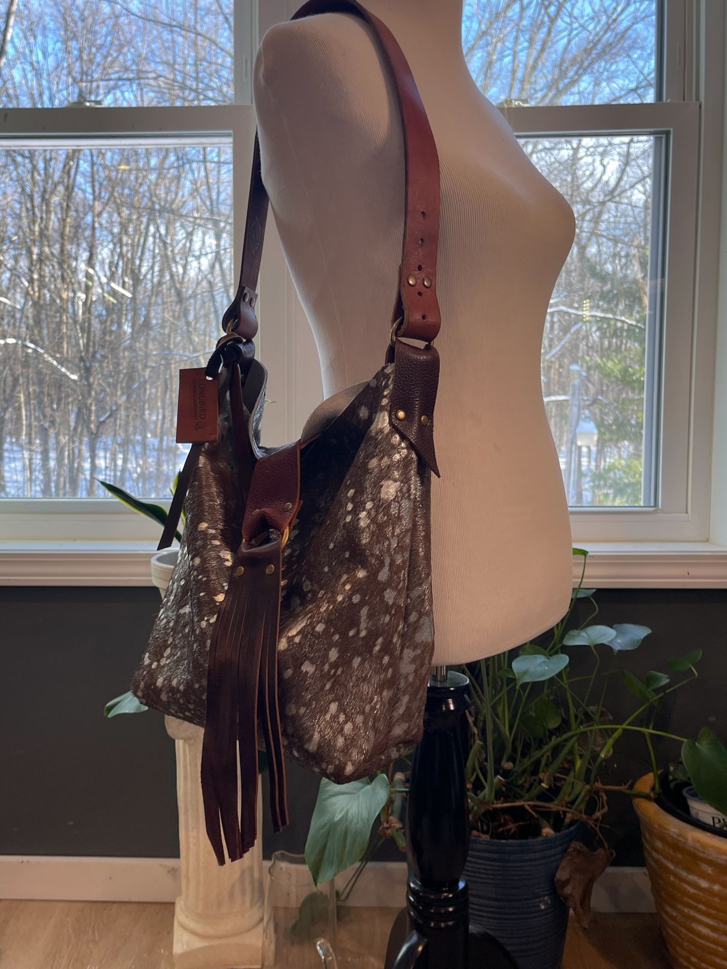 Metallic Spotted Cowhide No.1