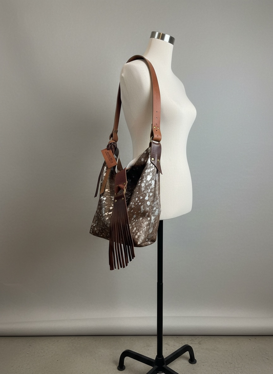 Metallic Spotted Cowhide No.1