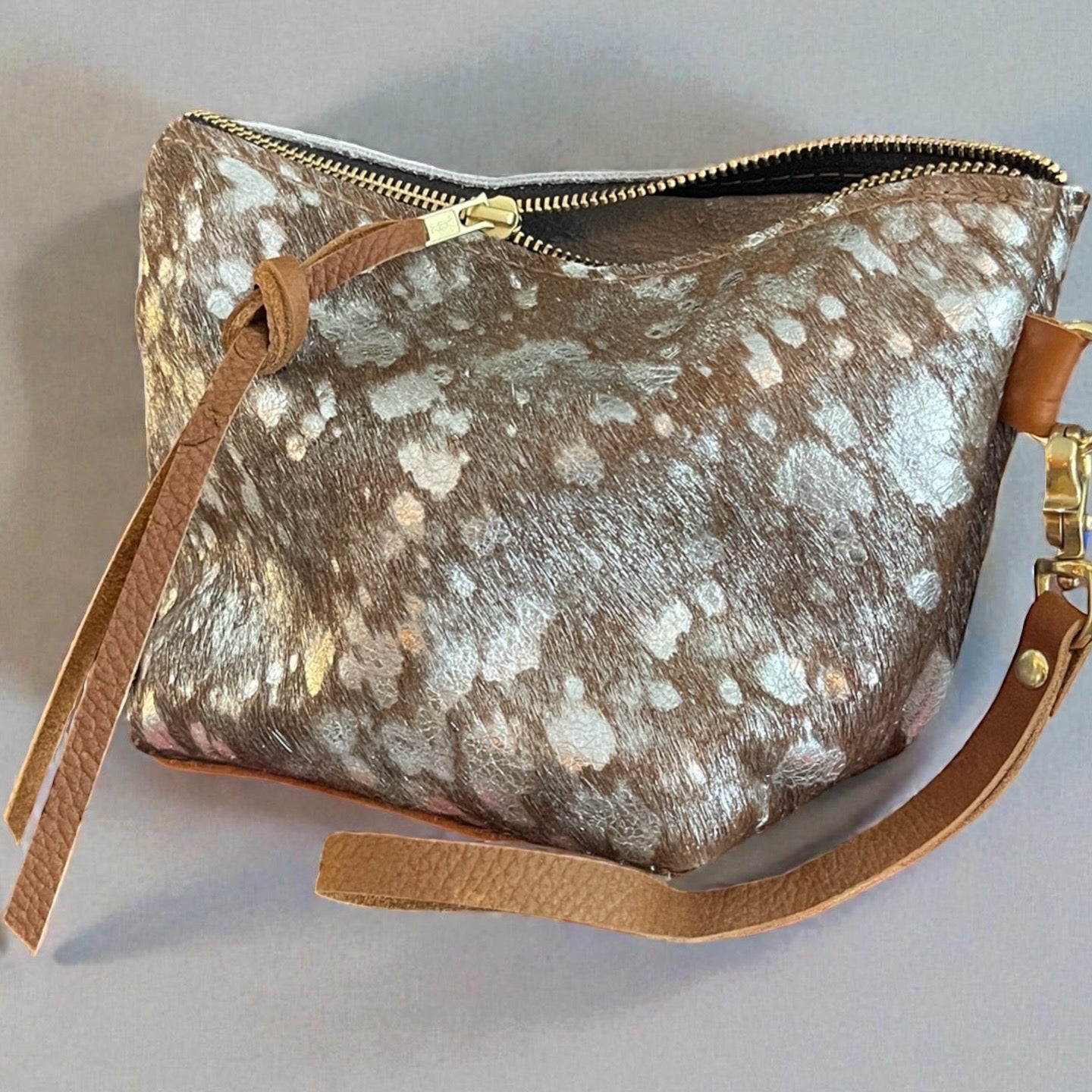 Speckled Cowhide Pouch No.1