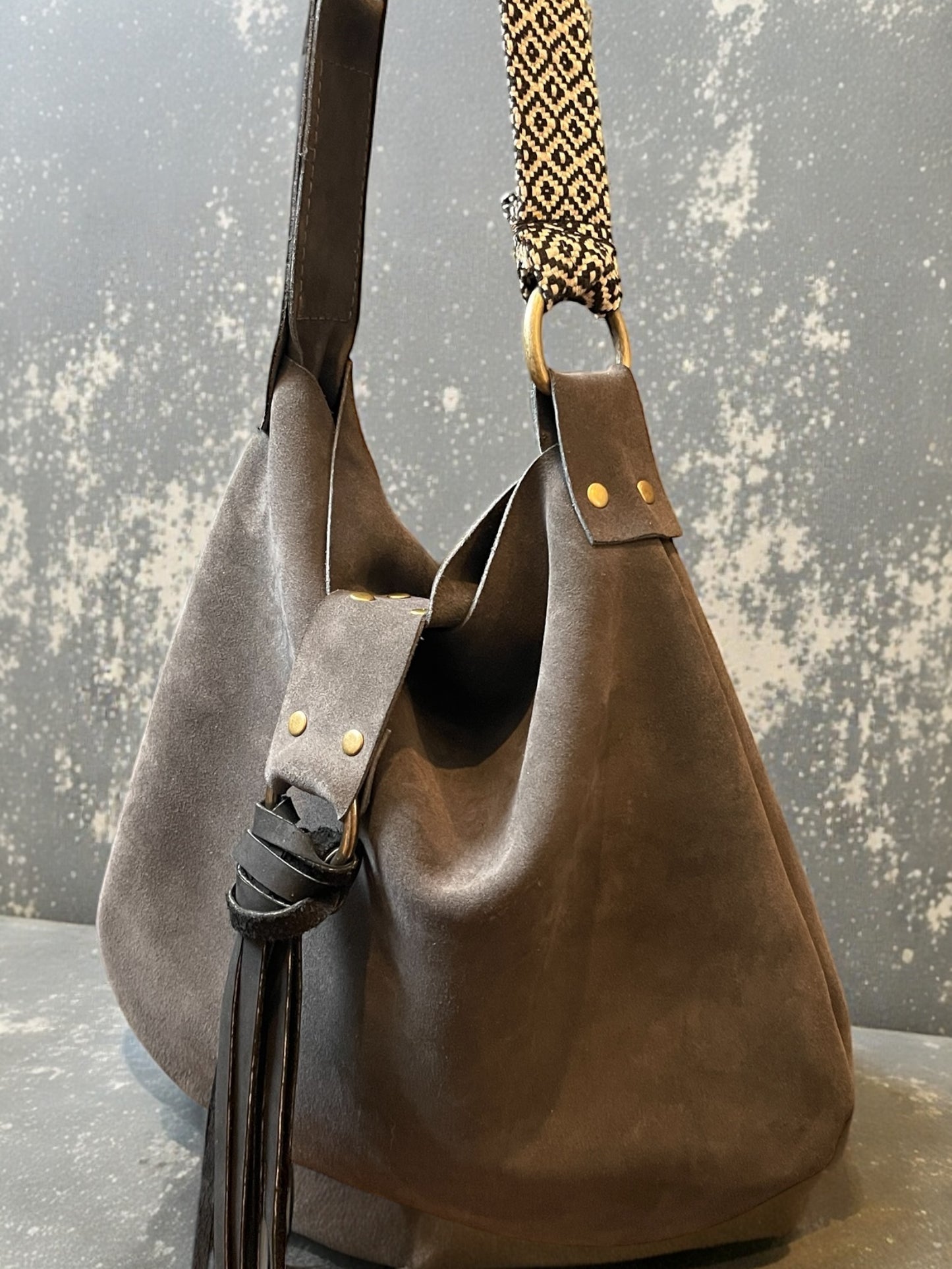 Slouchy Suede Bag