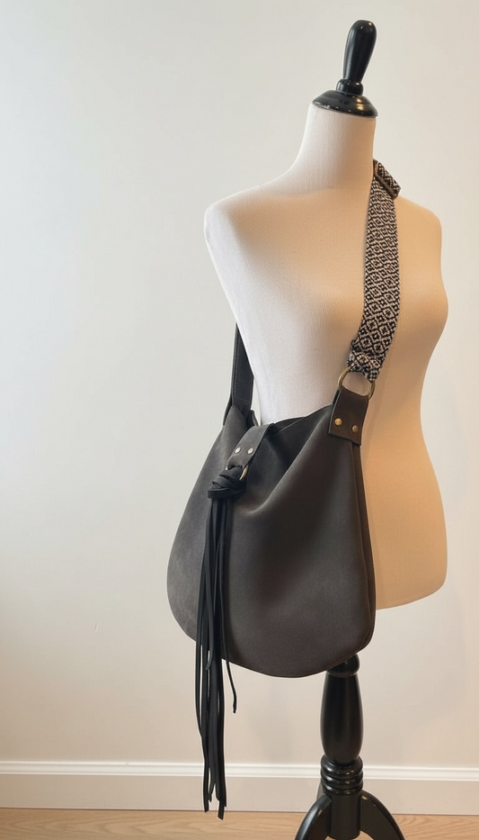 Slouchy Suede Bag