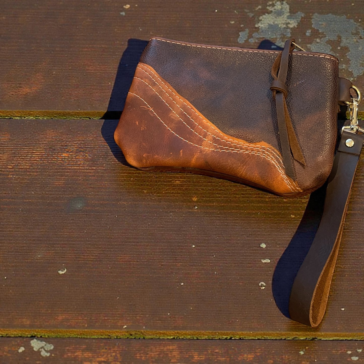 Mixed Brown Wristlet