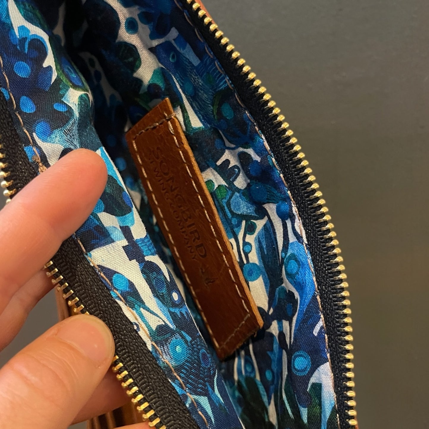 Fringe Leather Wristlet