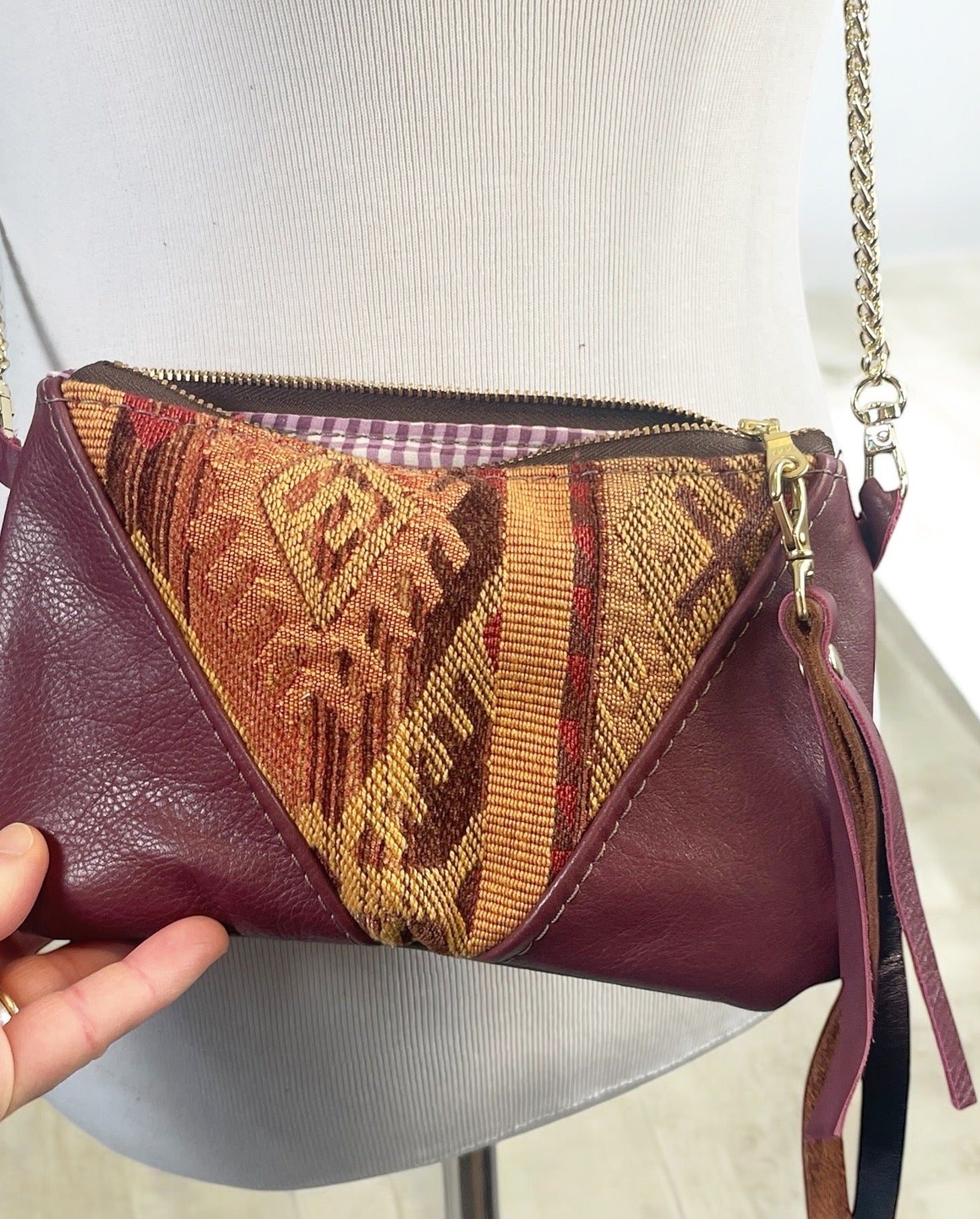 Small Upcycled Clutch