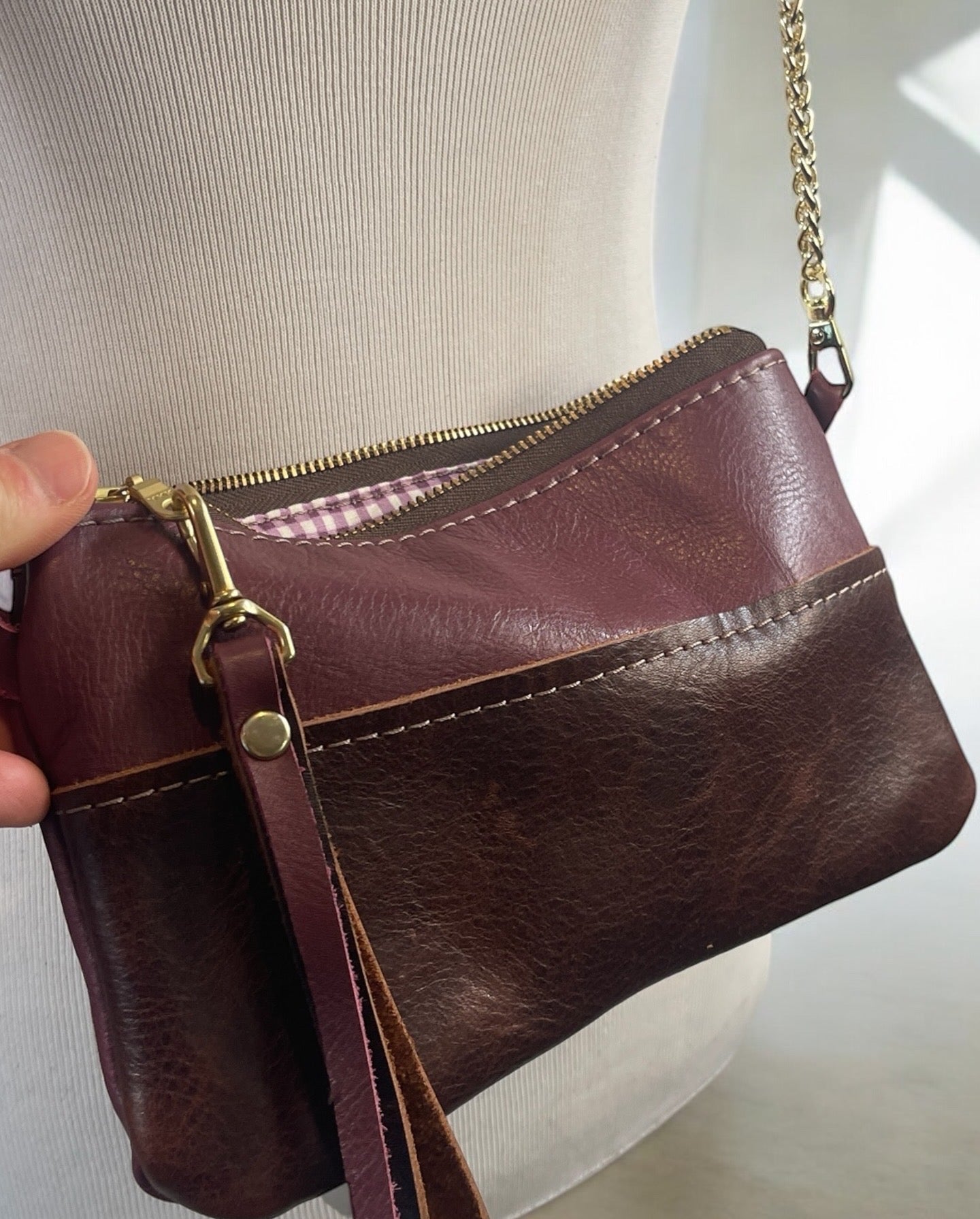 Small Upcycled Clutch