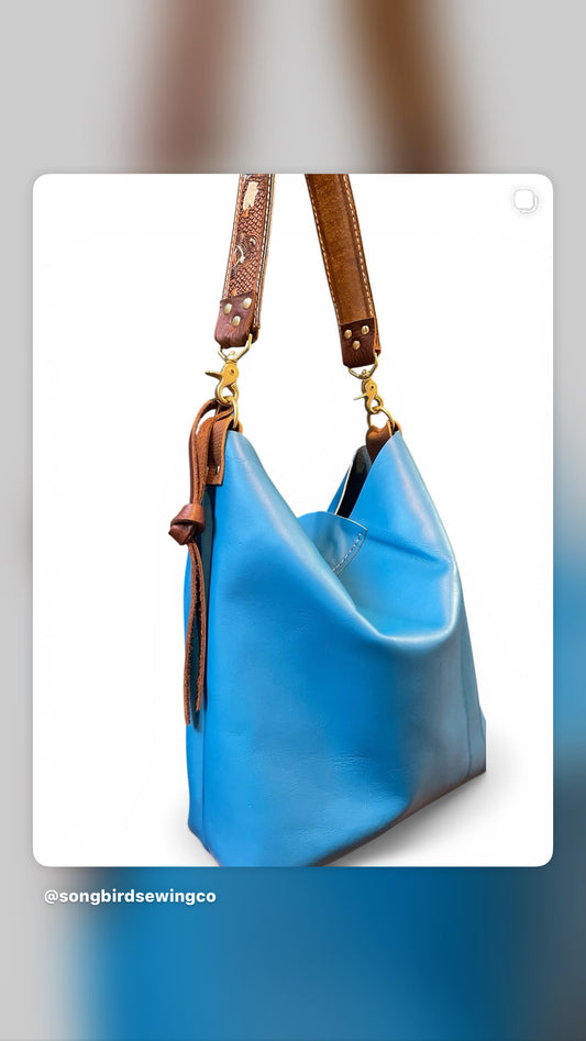 Blue Beauty Shoulder Bag