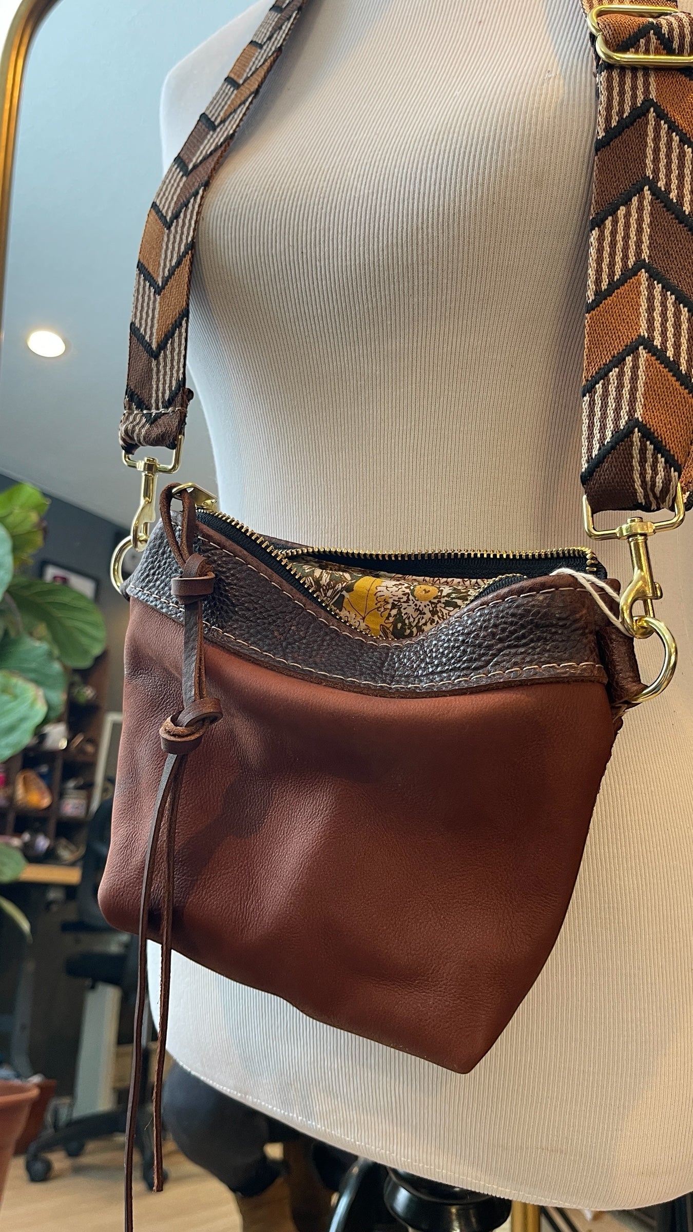 Small Brown Crossbody