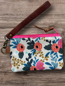 Floral Small Zip Wallet