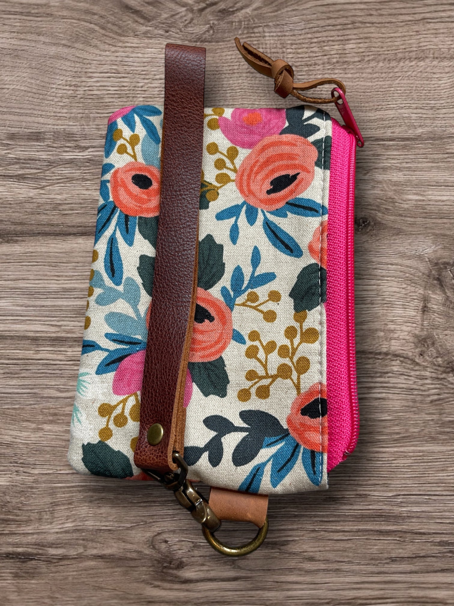 Floral Small Zip Wallet