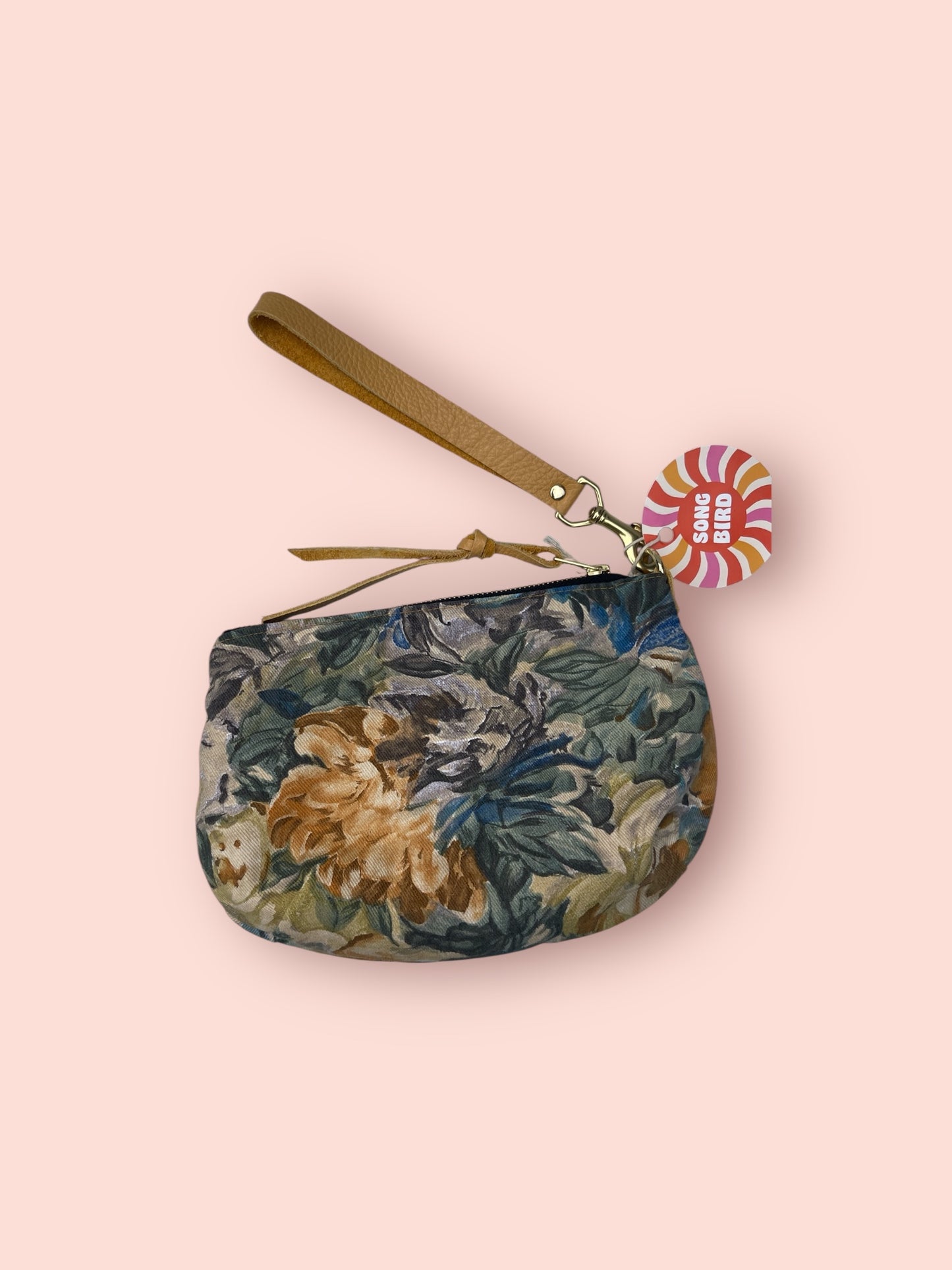 Vintage Wristlet Pouch
