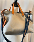 Silver Medium Tote