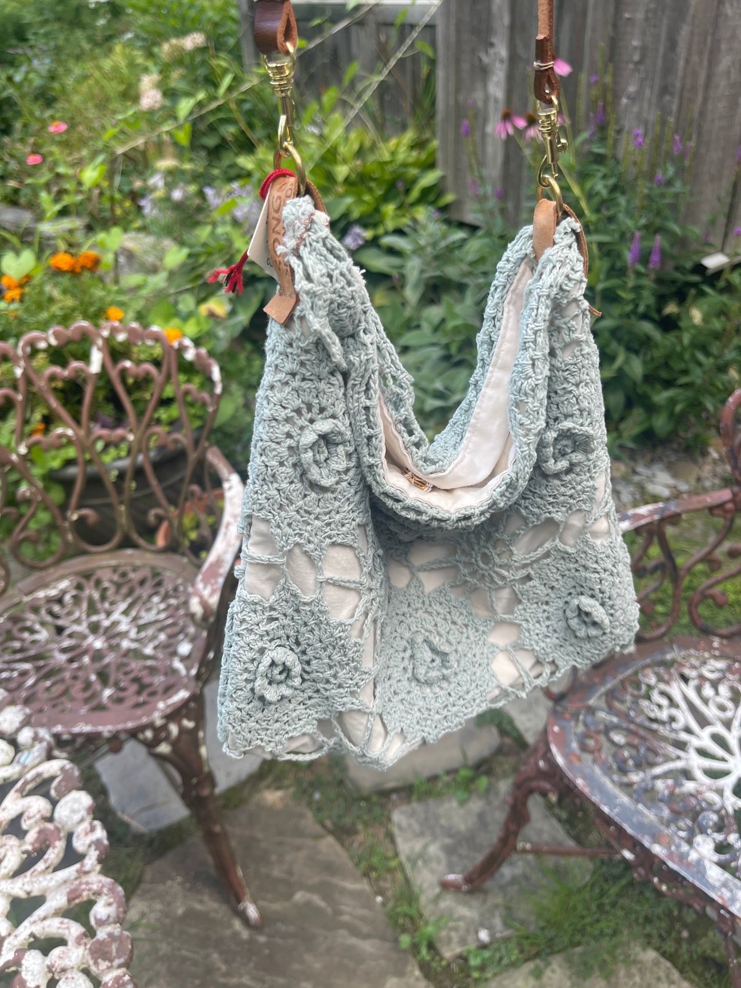 Vintage Doily Crossbody