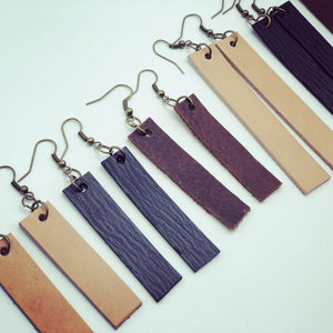Handmade Leather Earrings