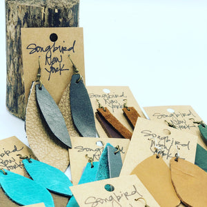 Handmade Leather Earrings