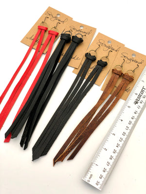 Handmade Leather Earrings