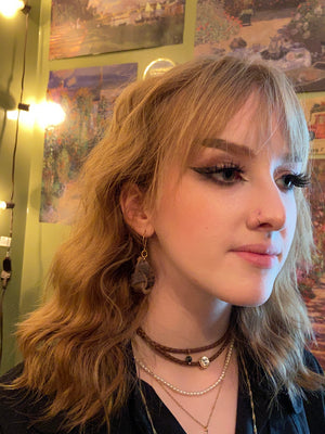 Handmade Leather Earrings