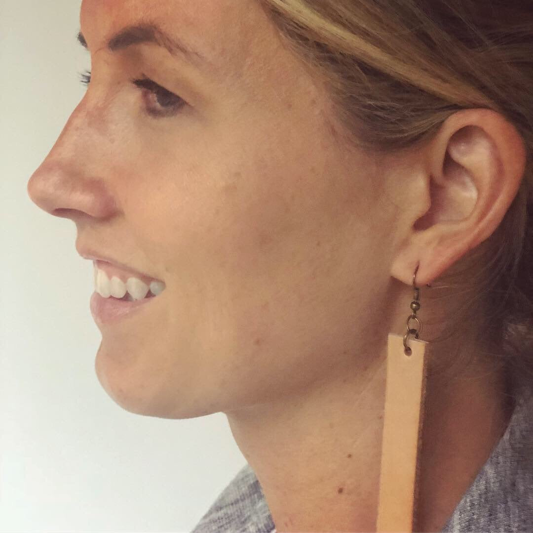 Handmade Leather Earrings