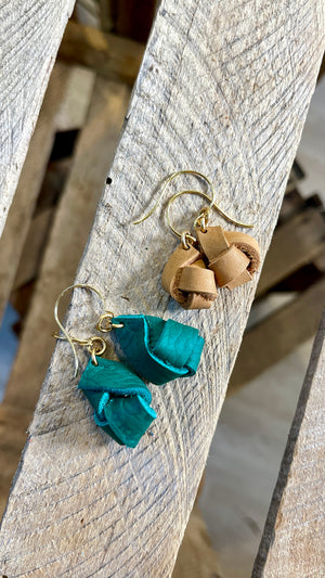 Handmade Leather Earrings