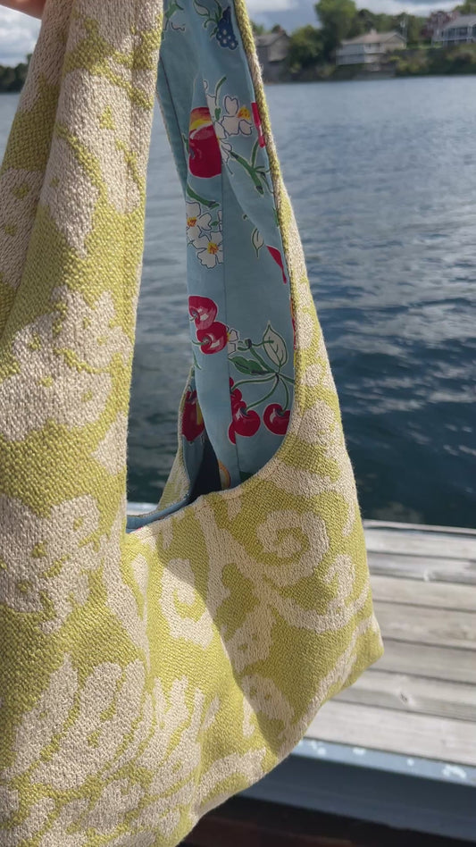 Upholstery Shoulder Bag