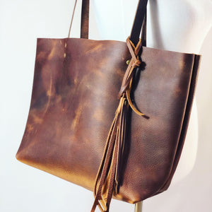 Basic Leather Tote Bag