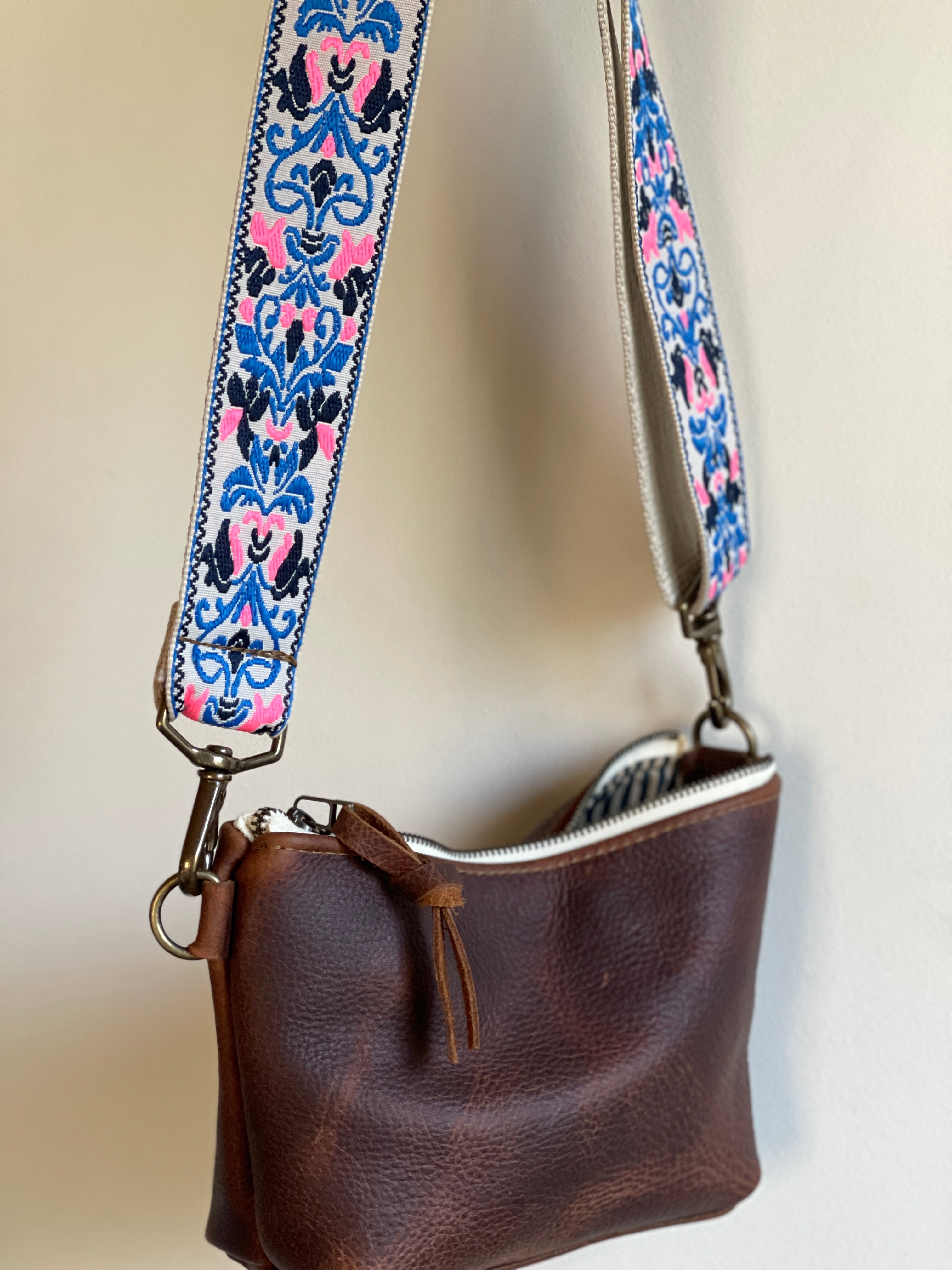 Small Brown Leather Crossbody