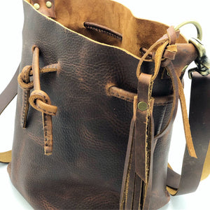 Songbird Leather Bucket Bag
