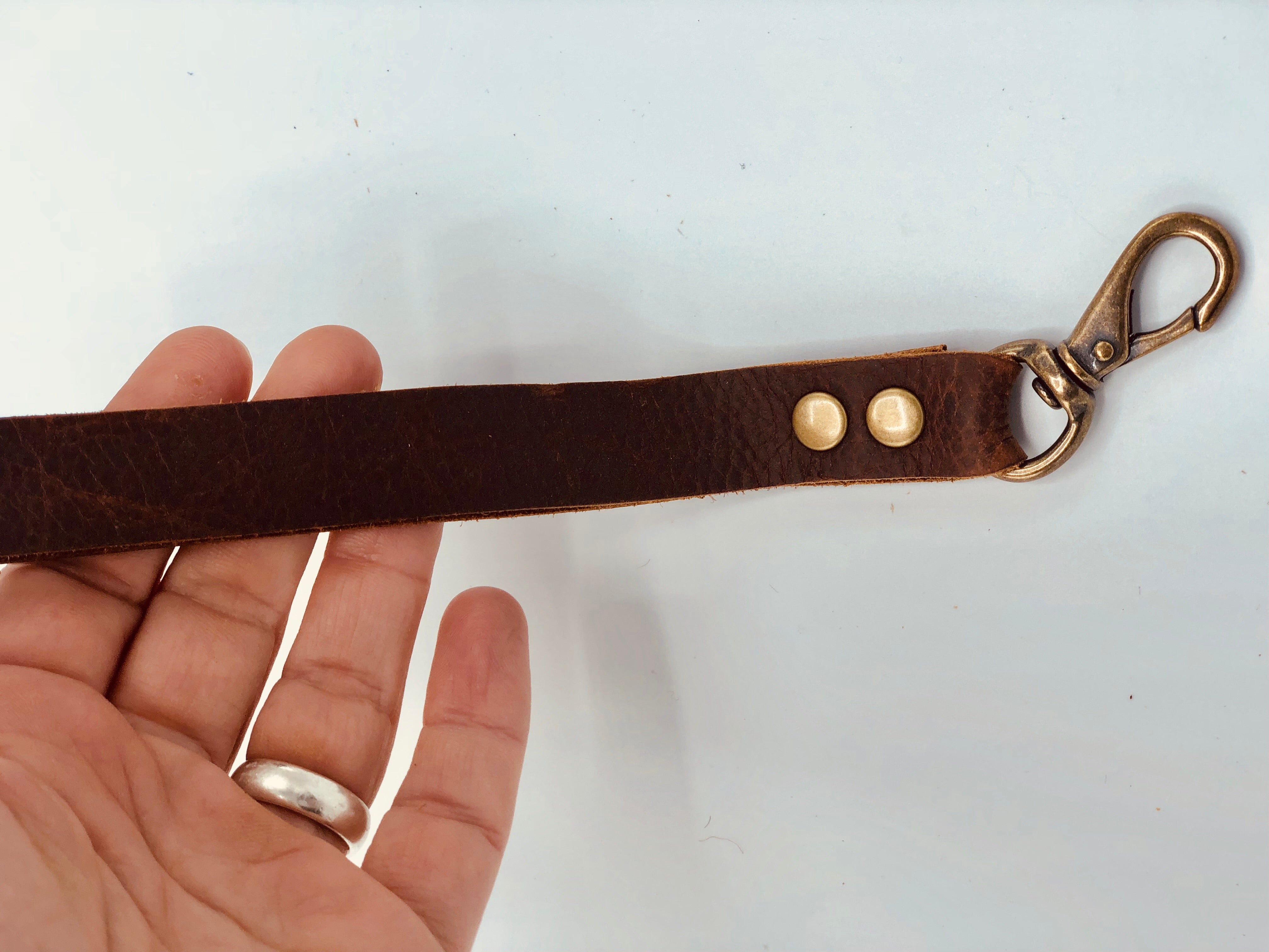 Songbird Leather Wrist Strap