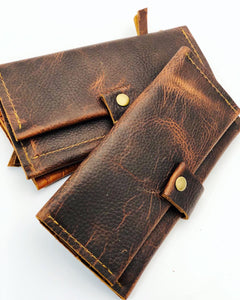 Leather Snap Wallet