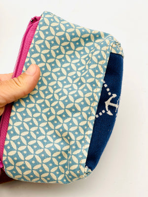 Upcycled Anchor Pouch
